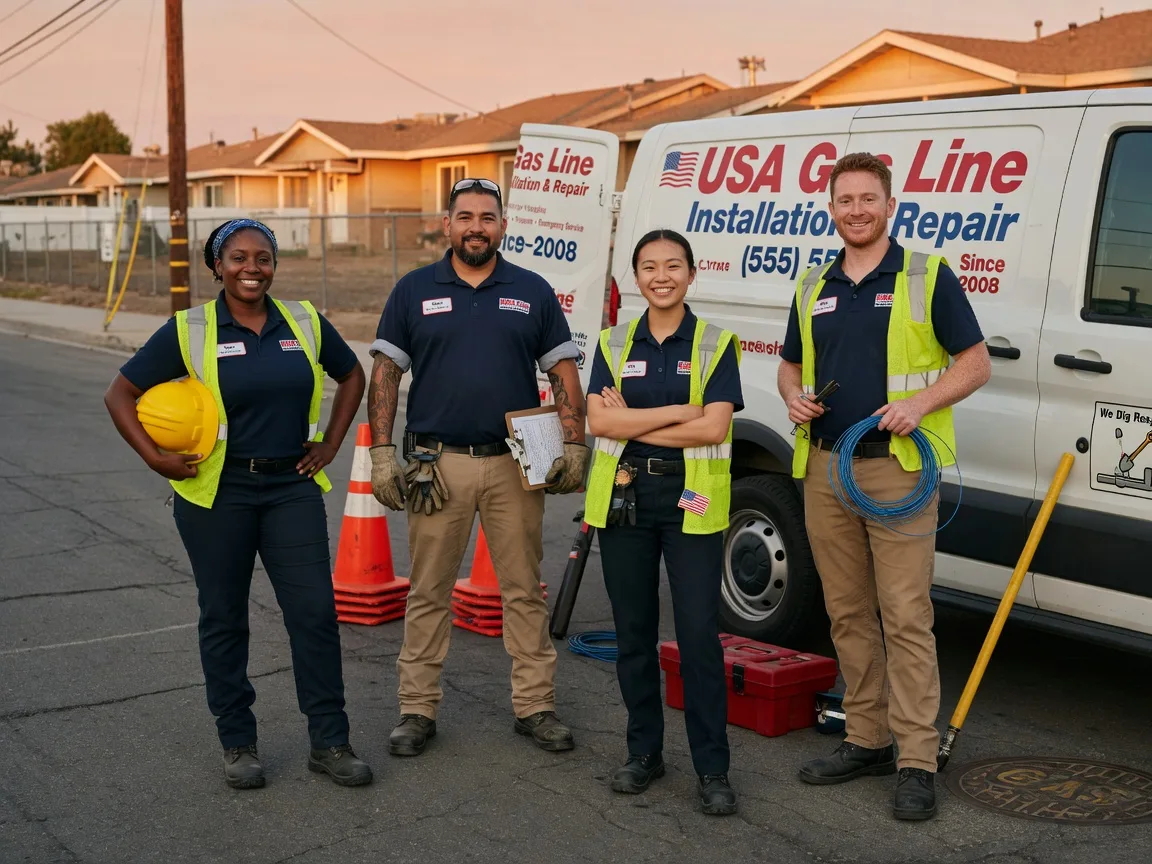 Gas Line Installation company in Des Lacs, ND